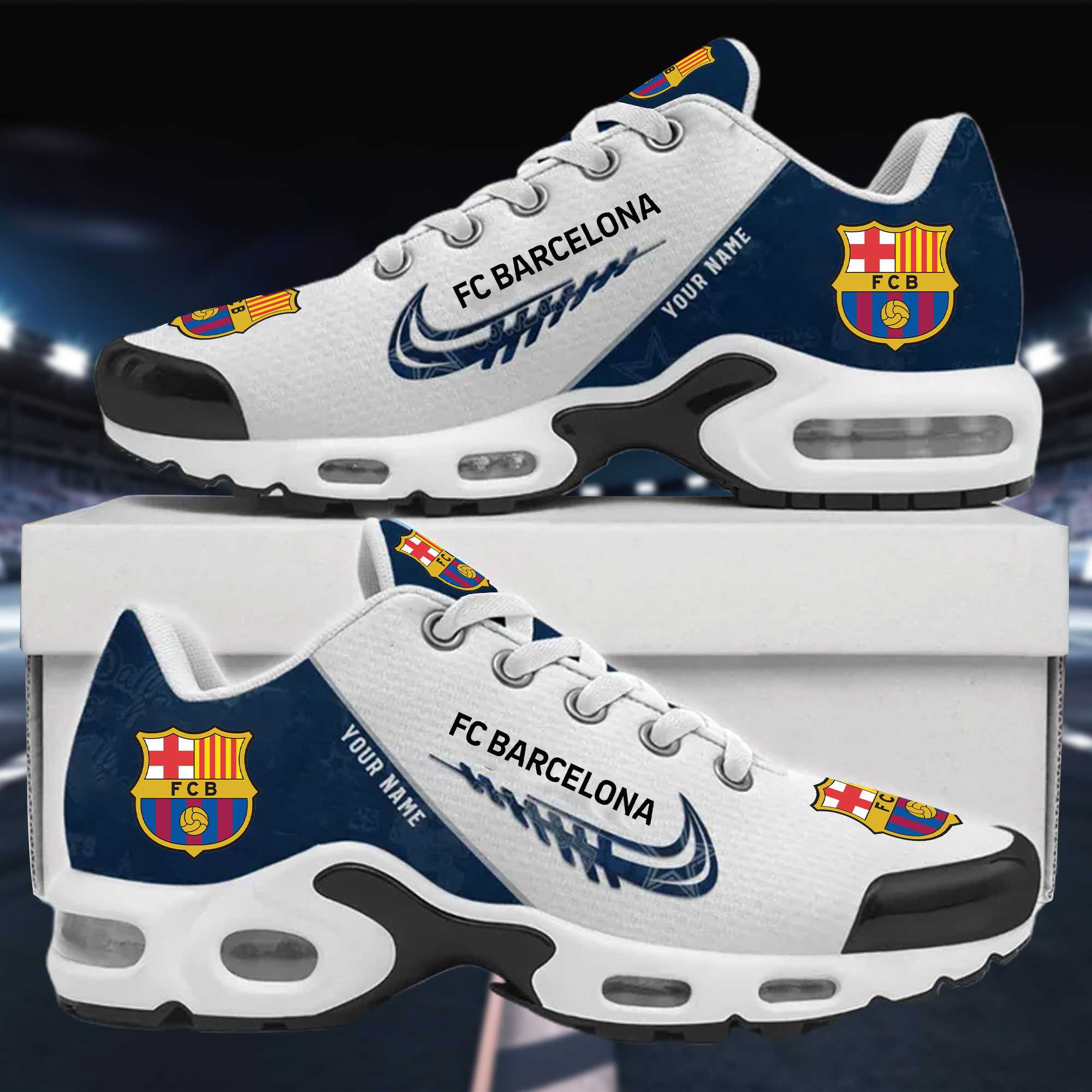 JWFancy FC Barcelona TN Shoes Sneakers For Men And Women