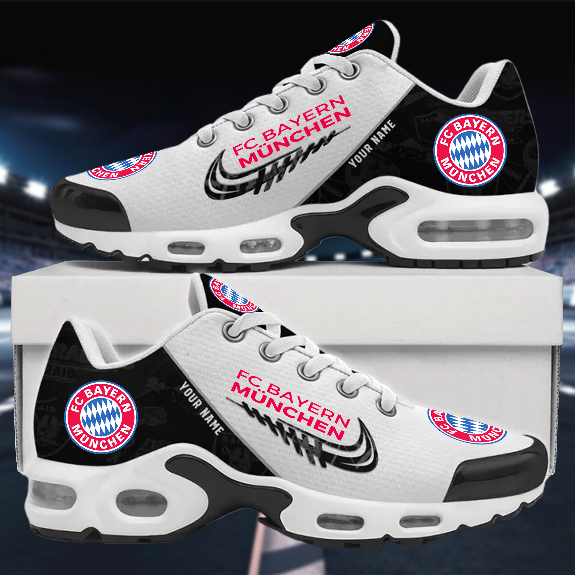 JWFancy FC Bayern MÃ¼nchen TN Shoes Sneakers For Men And Women