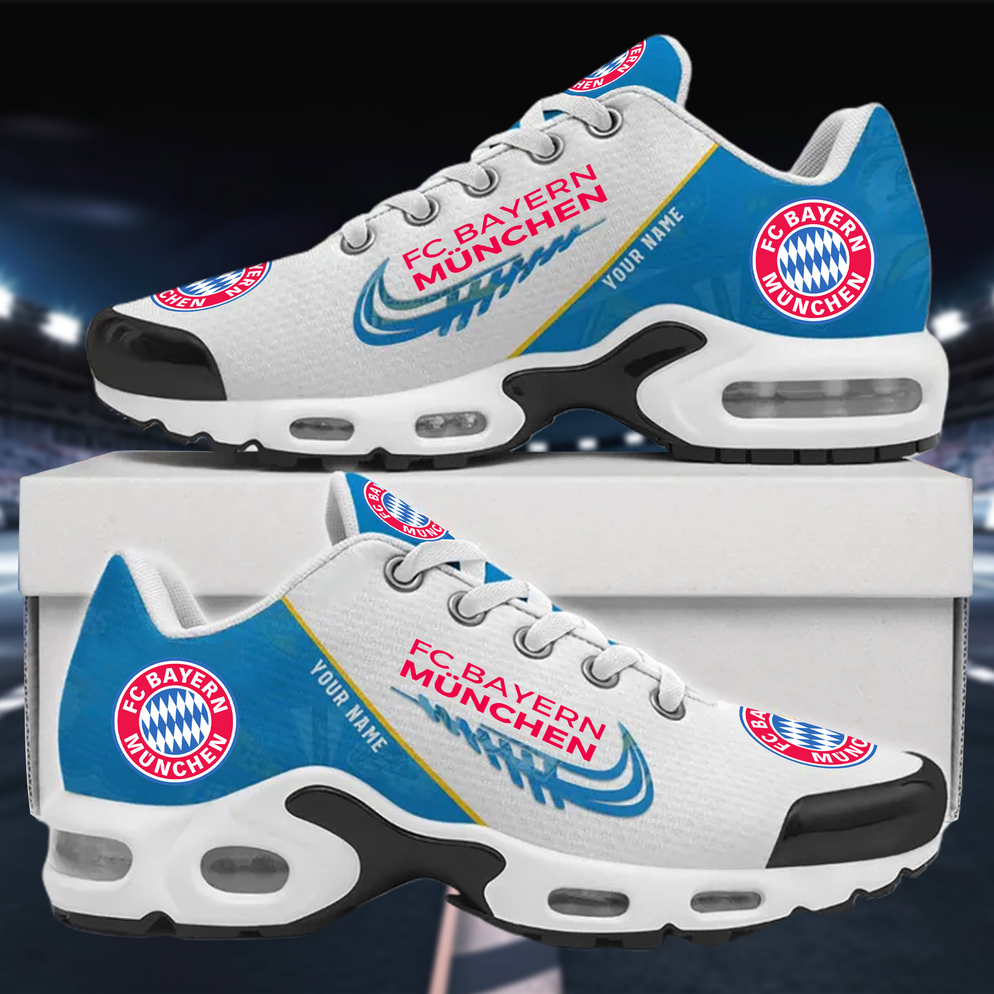 JWFancy FC Bayern MÃ¼nchen TN Shoes Sneakers For Men And Women