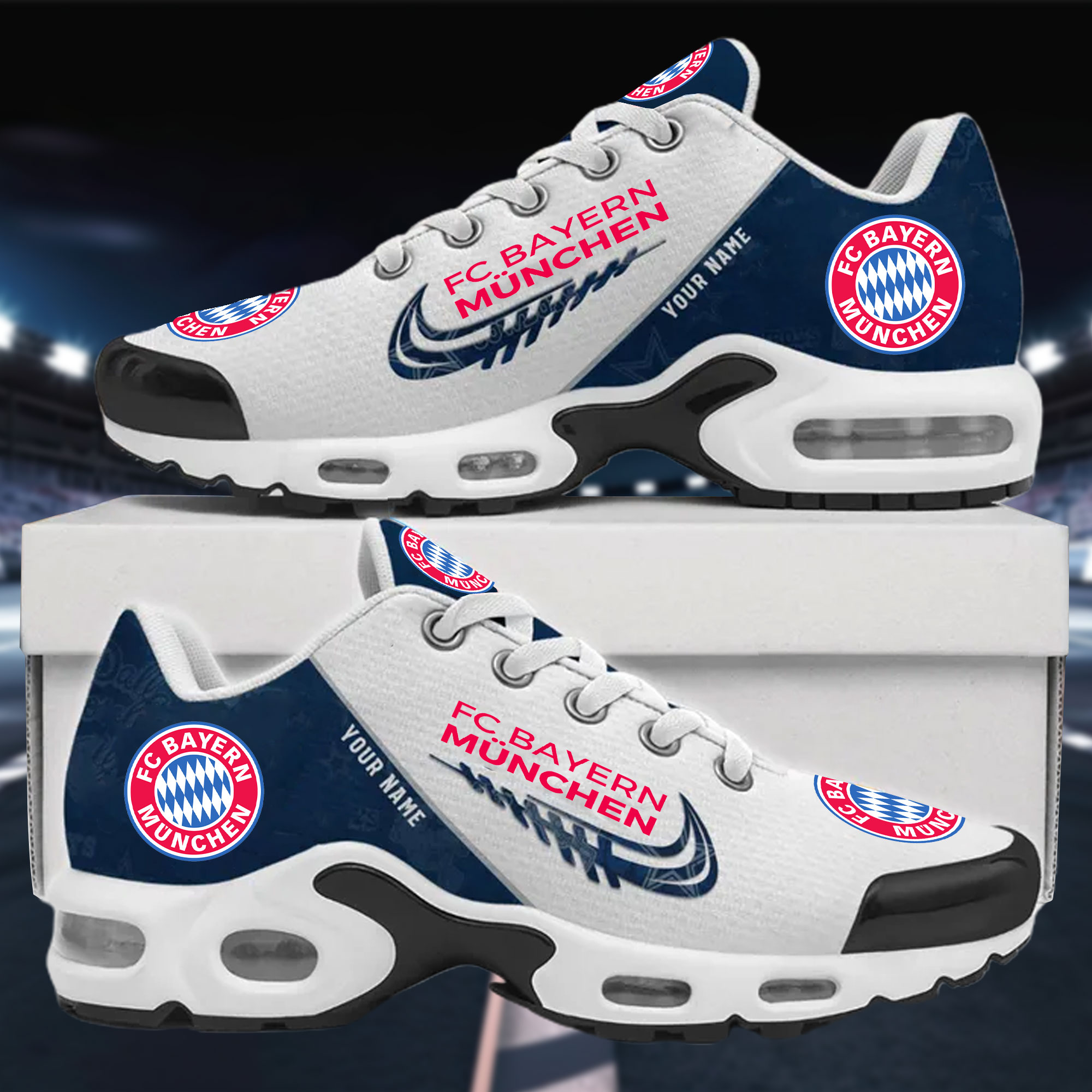 JWFancy FC Bayern MÃ¼nchen TN Shoes Sneakers For Men And Women