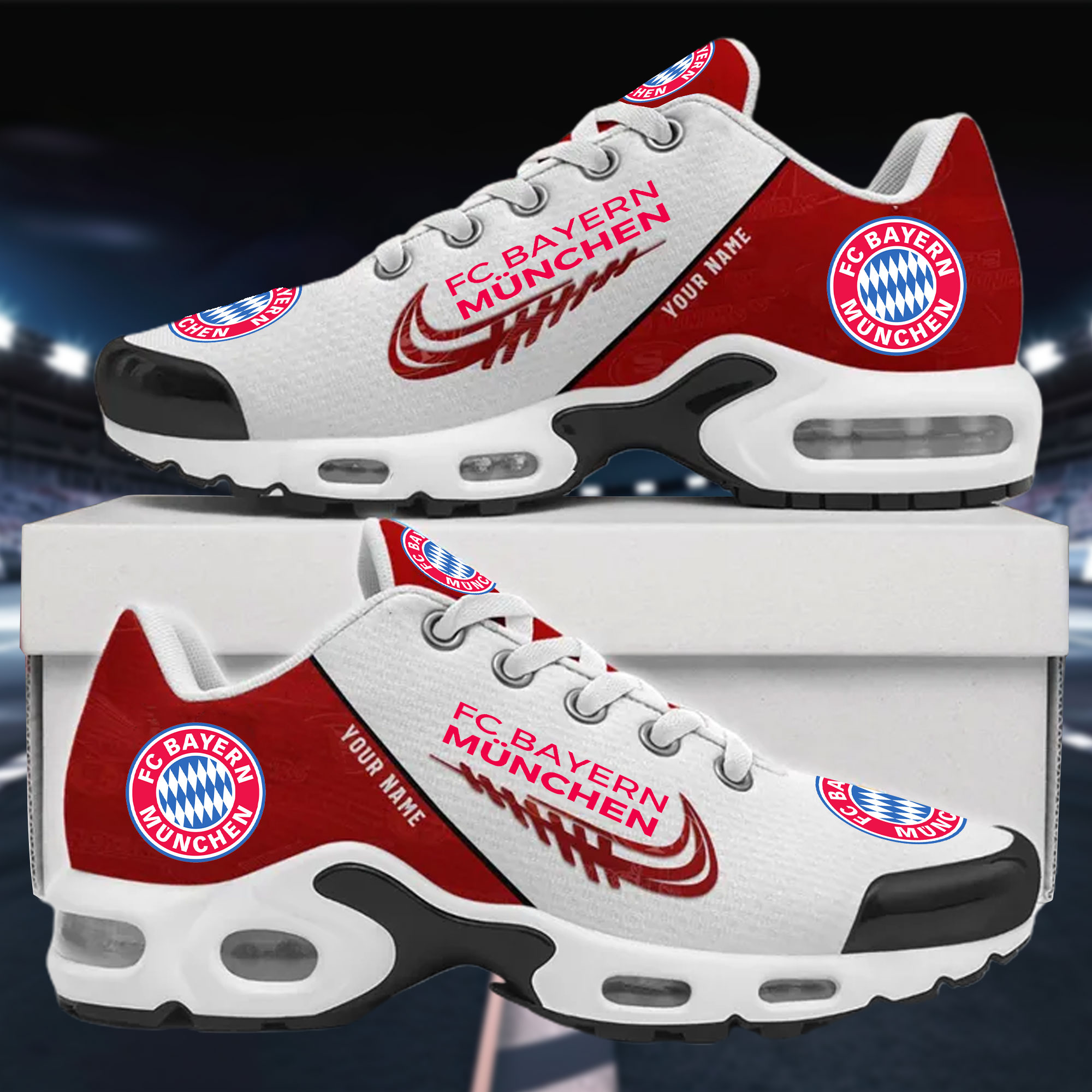 JWFancy FC Bayern MÃ¼nchen TN Shoes Sneakers For Men And Women