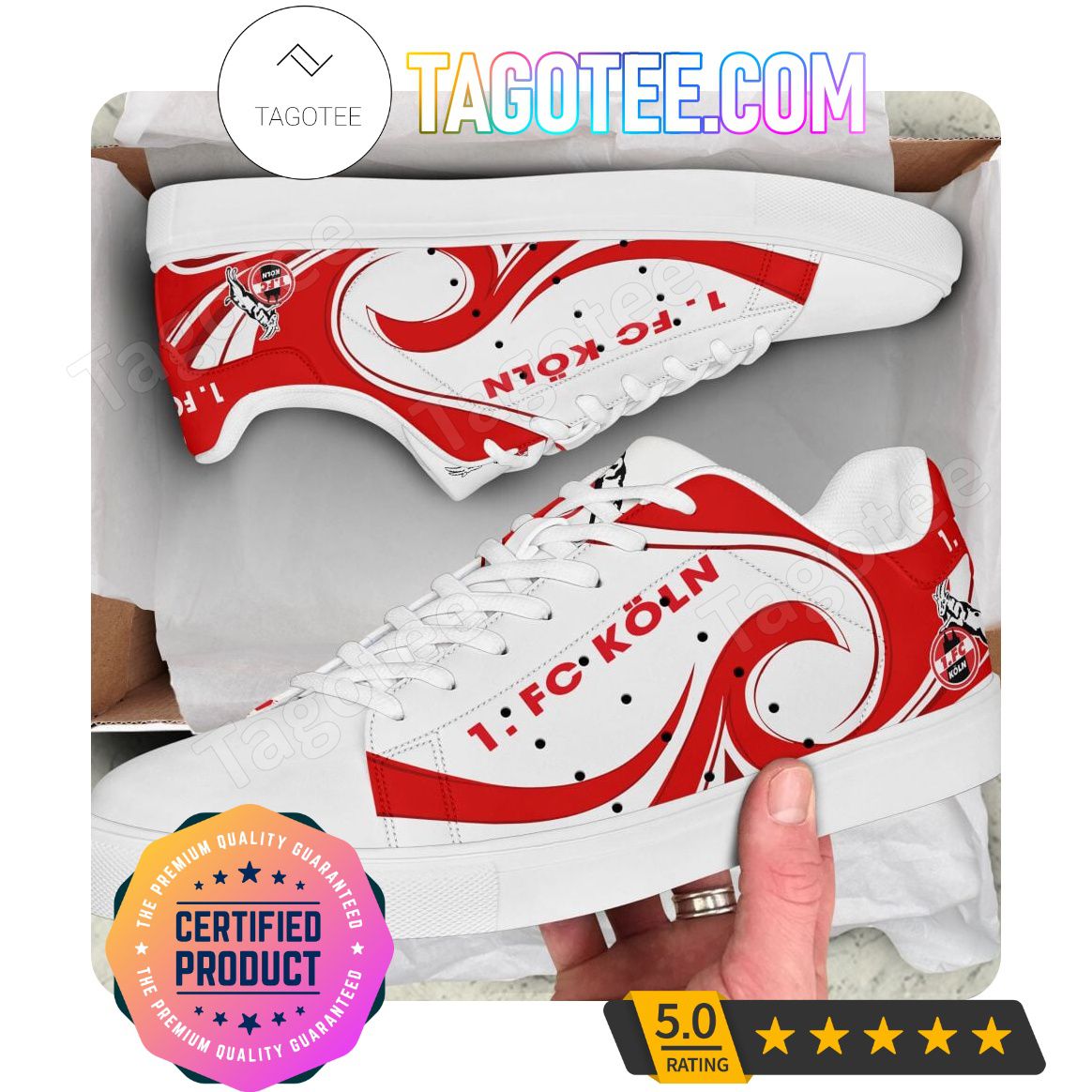 JWFancy FC Köln Skate Stan Shoes Sneakes For Men And Women