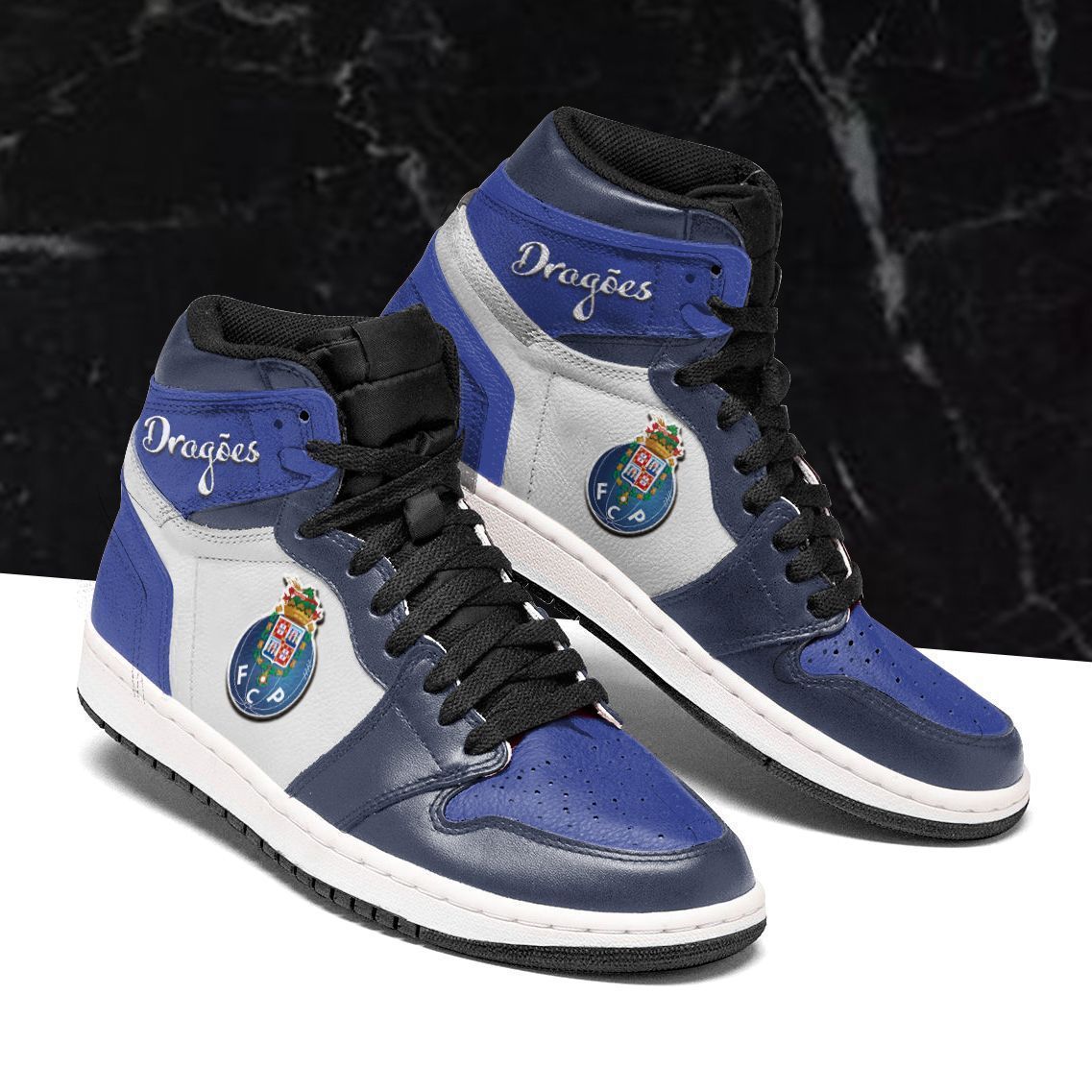 JWFancy FC Porto Liga AJ1 High Sneakers Shoes For Men And Women