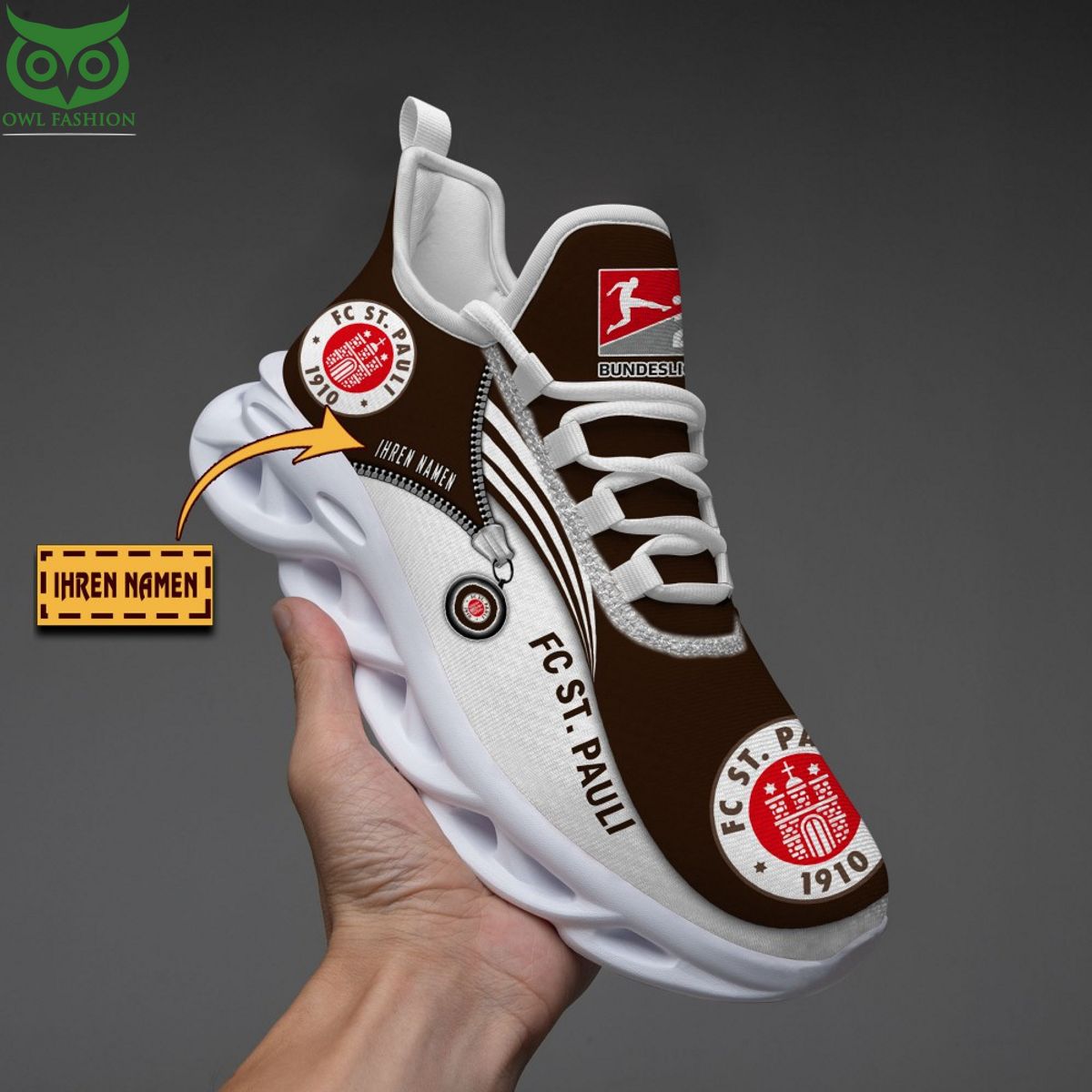 JWFancy FC St. Pauli Max Soul Shoes Sneakers For Men And Women