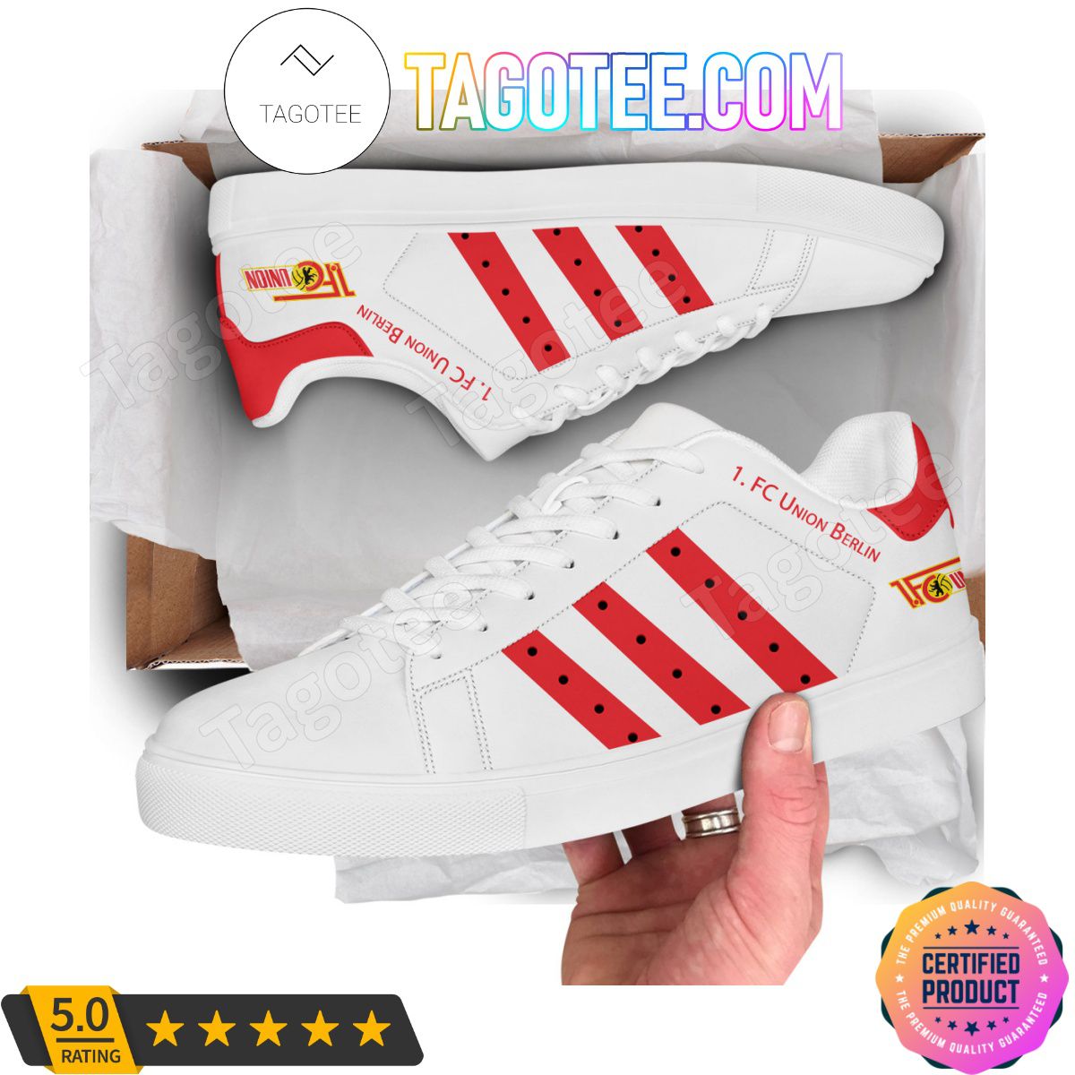 JWFancy FC Union Berlin Skate Stan Shoes Sneakes For Men And Women