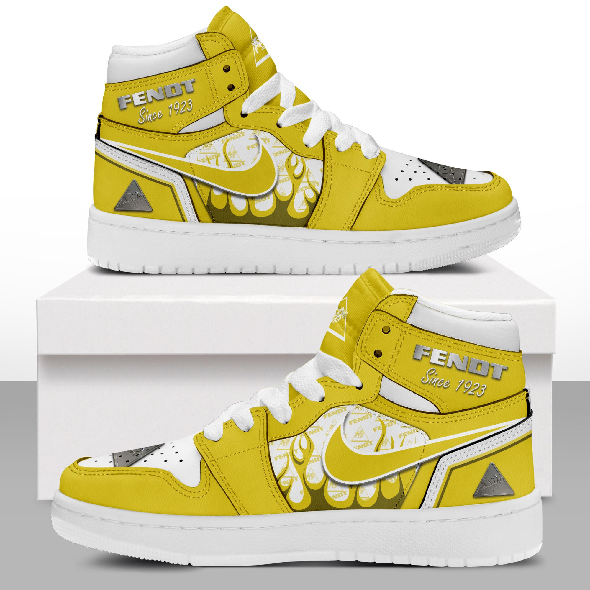 JWFancy Fendt AJ1 High Sneakers Shoes For Men And Women