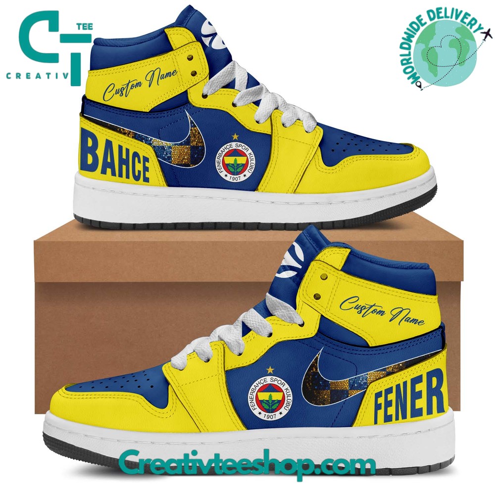 JWFancy Fenerbahce AJ1 High Sneakers Shoes For Men And Women