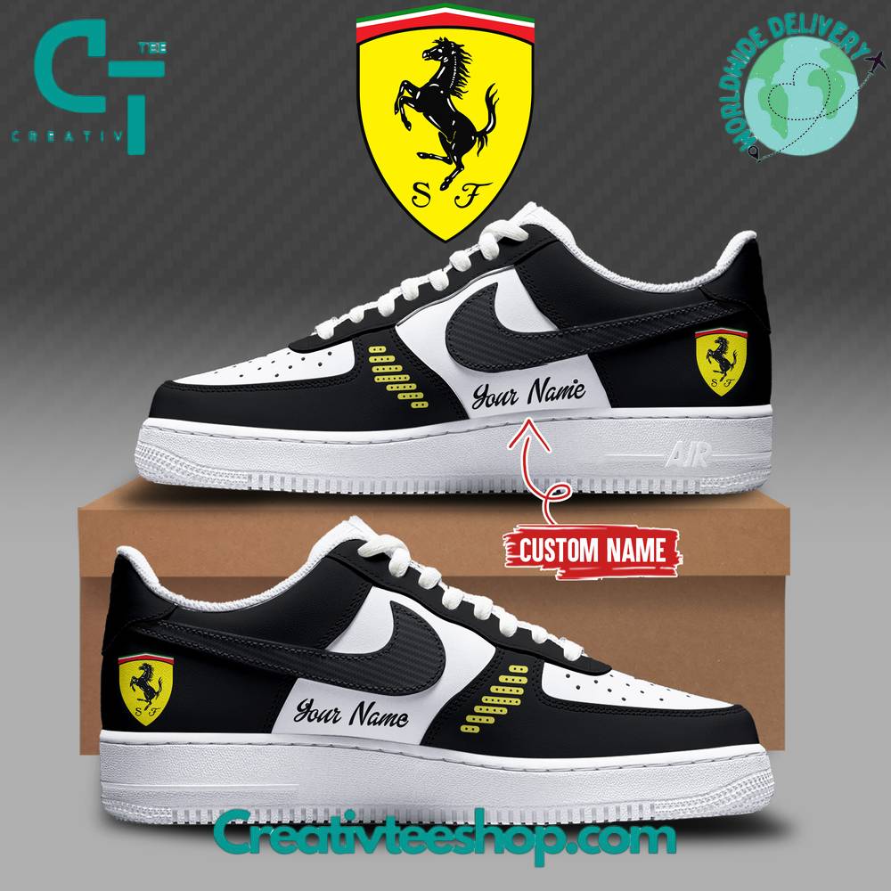JWFancy Ferrari Air Low-Top Sneakers Shoes For Men And Women