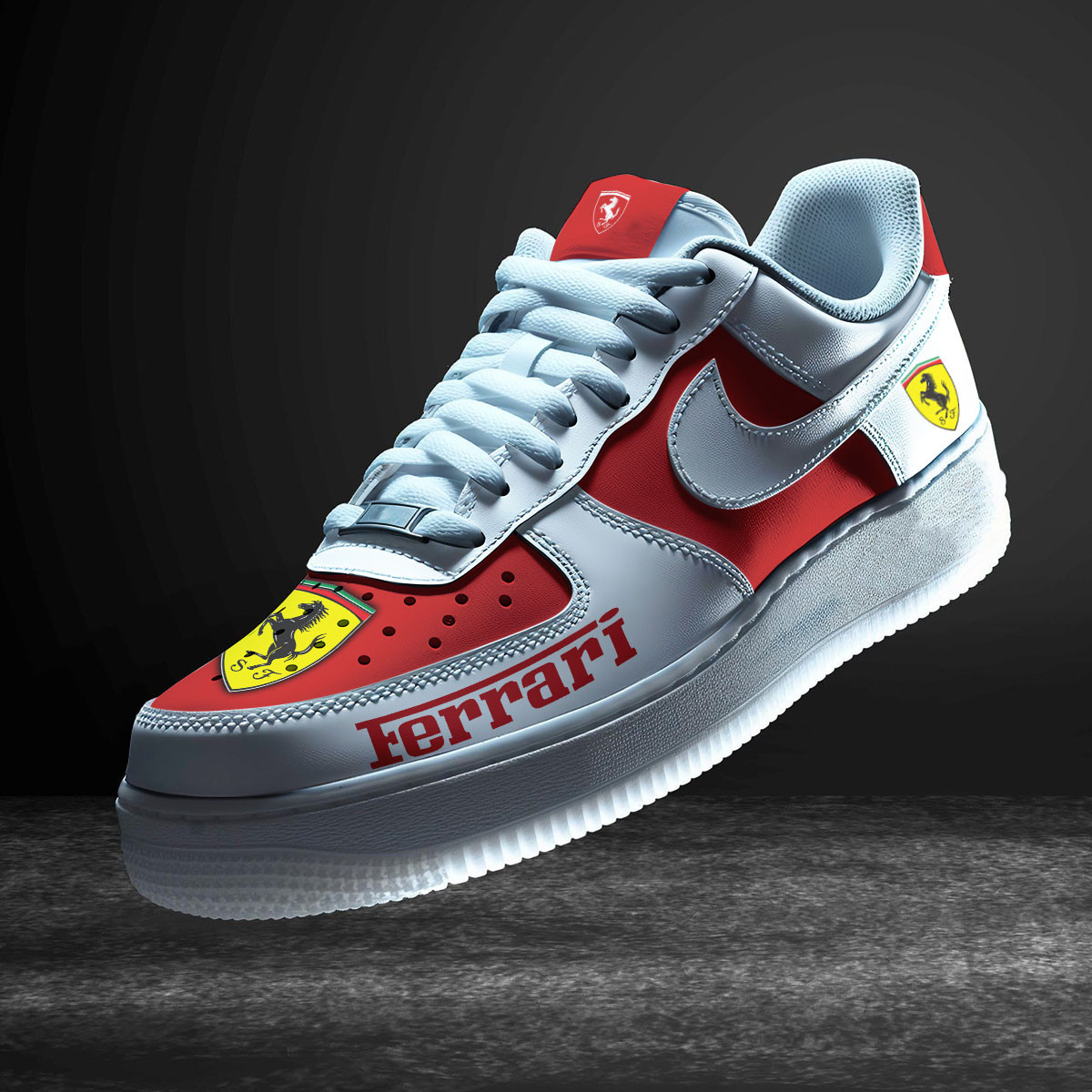 JWFancy Ferrari Air Low-Top Sneakers Shoes For Men And Women