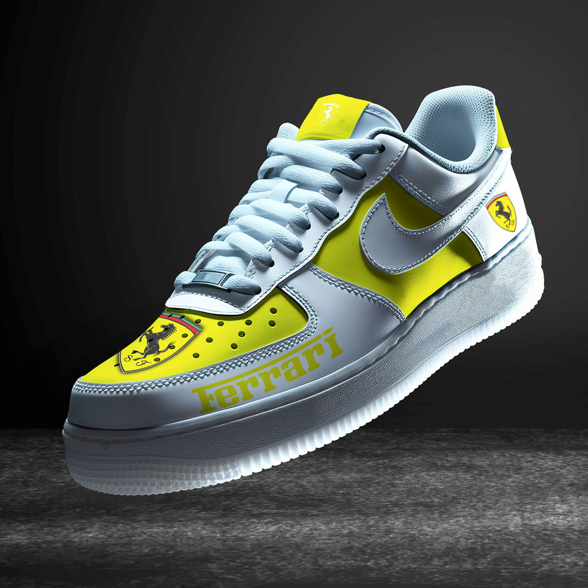 JWFancy Ferrari Air Low-Top Sneakers Shoes For Men And Women