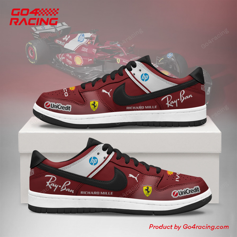 JWFancy Ferrari SF25 AJ1 Low Sneakers Shoes For Men And Women