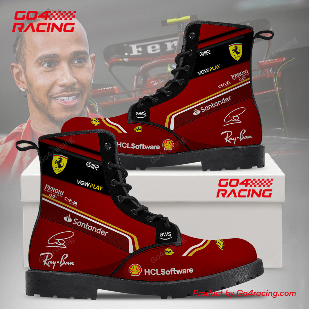 JWFancy Ferrari x Lewis Hamilton Boots Shoes For Men And Women