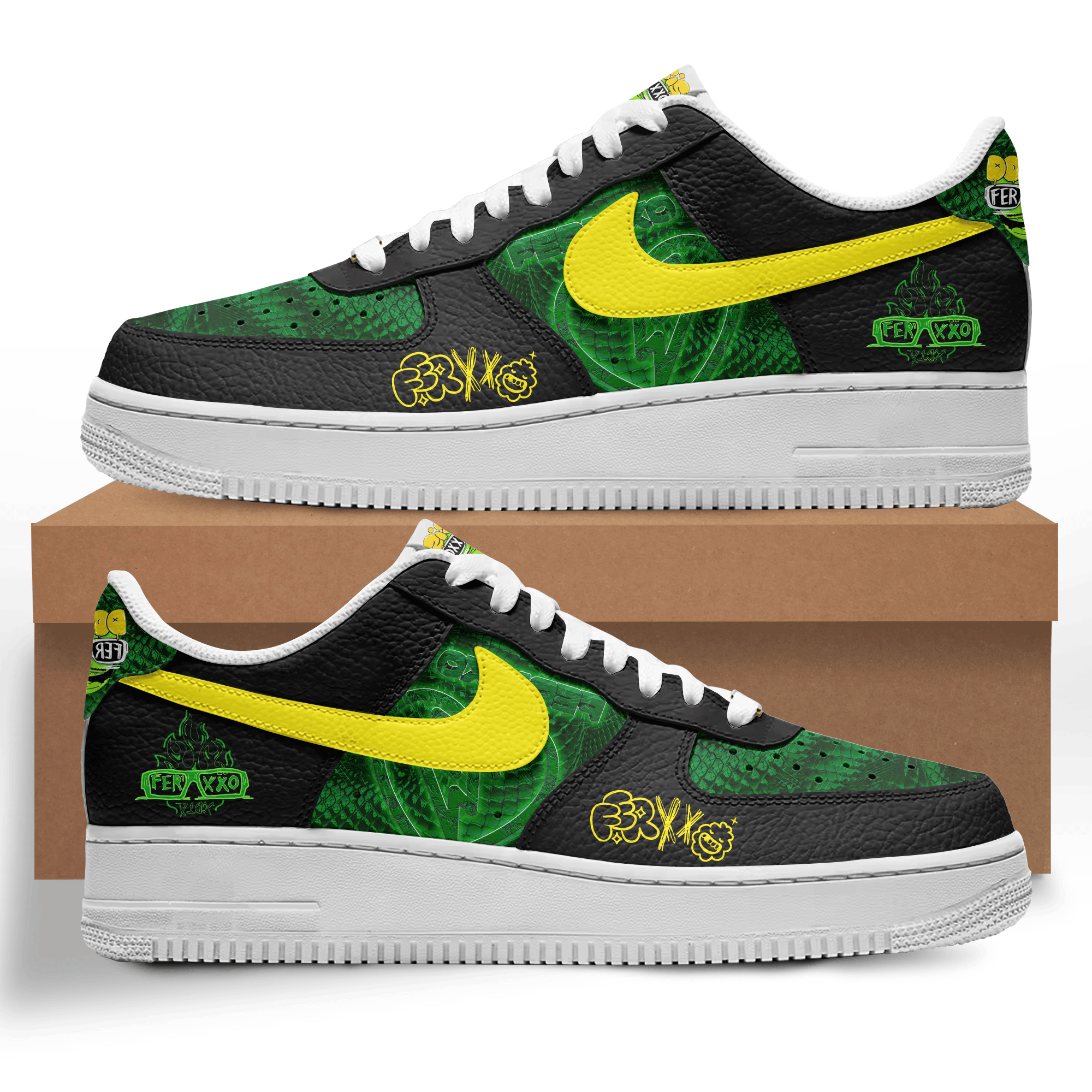 JWFancy Ferxxo Feid Air Low-Top Sneakers Shoes For Men And Women