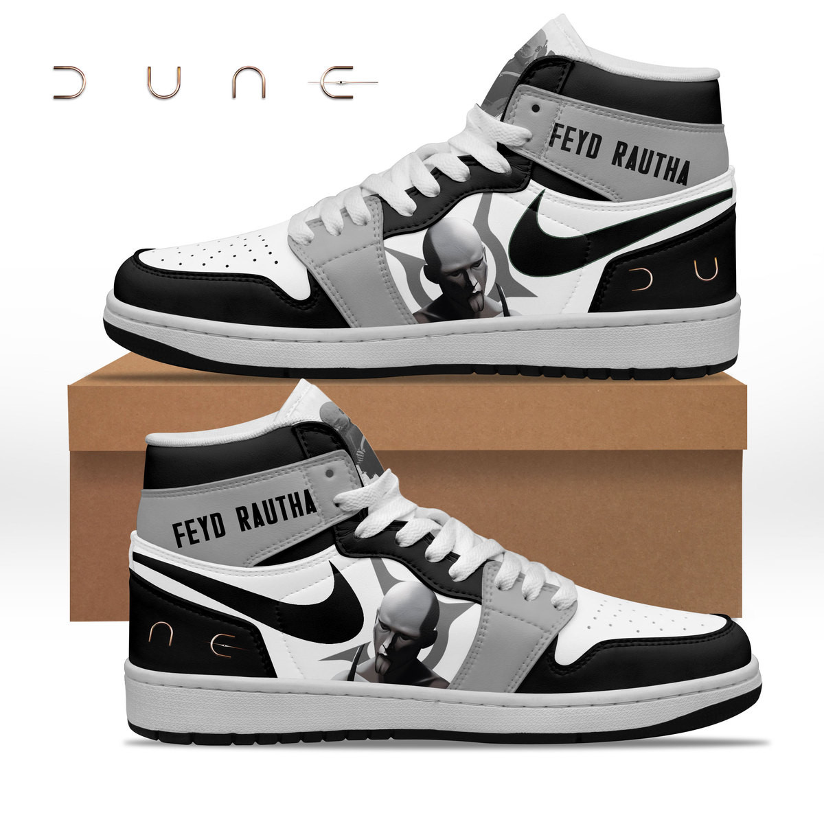 JWFancy Feyd-Rautha Harkonnen AJ1 High Sneakers Shoes For Men And Women