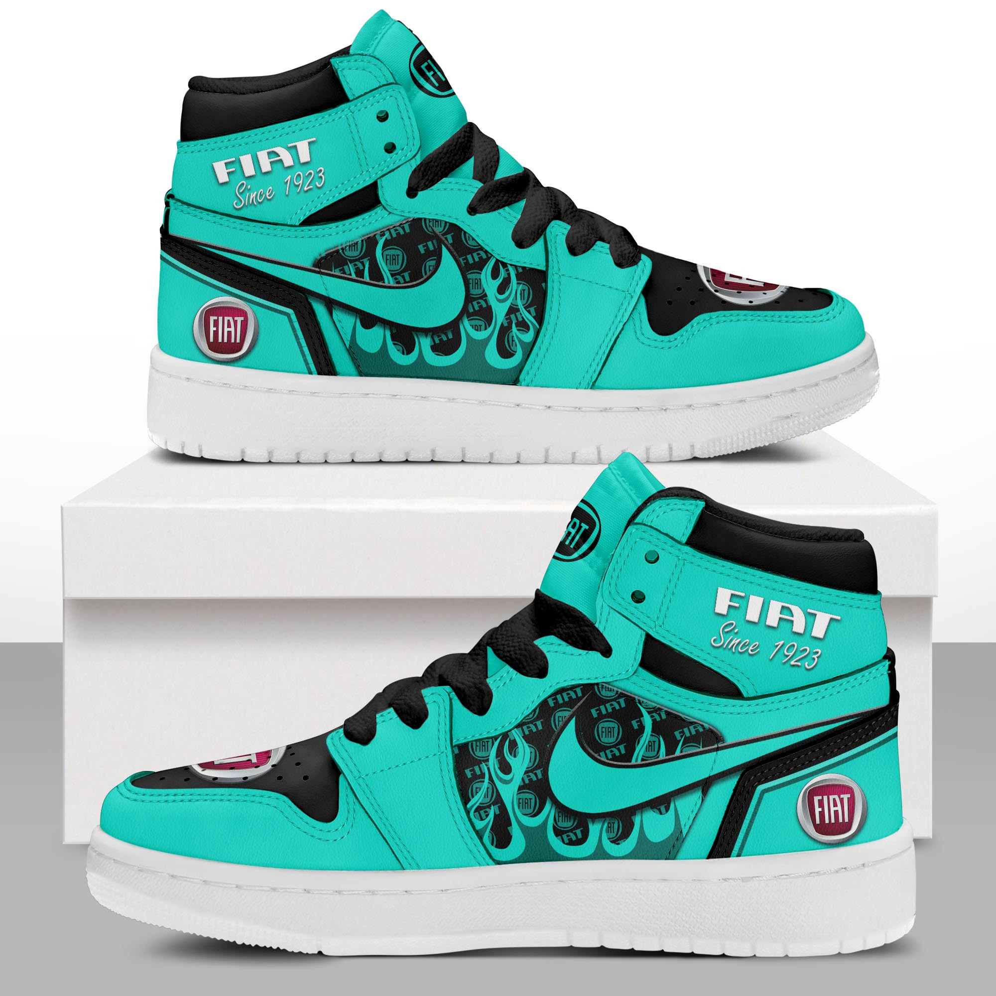 JWFancy Fiat AJ1 High Sneakers Shoes For Men And Women