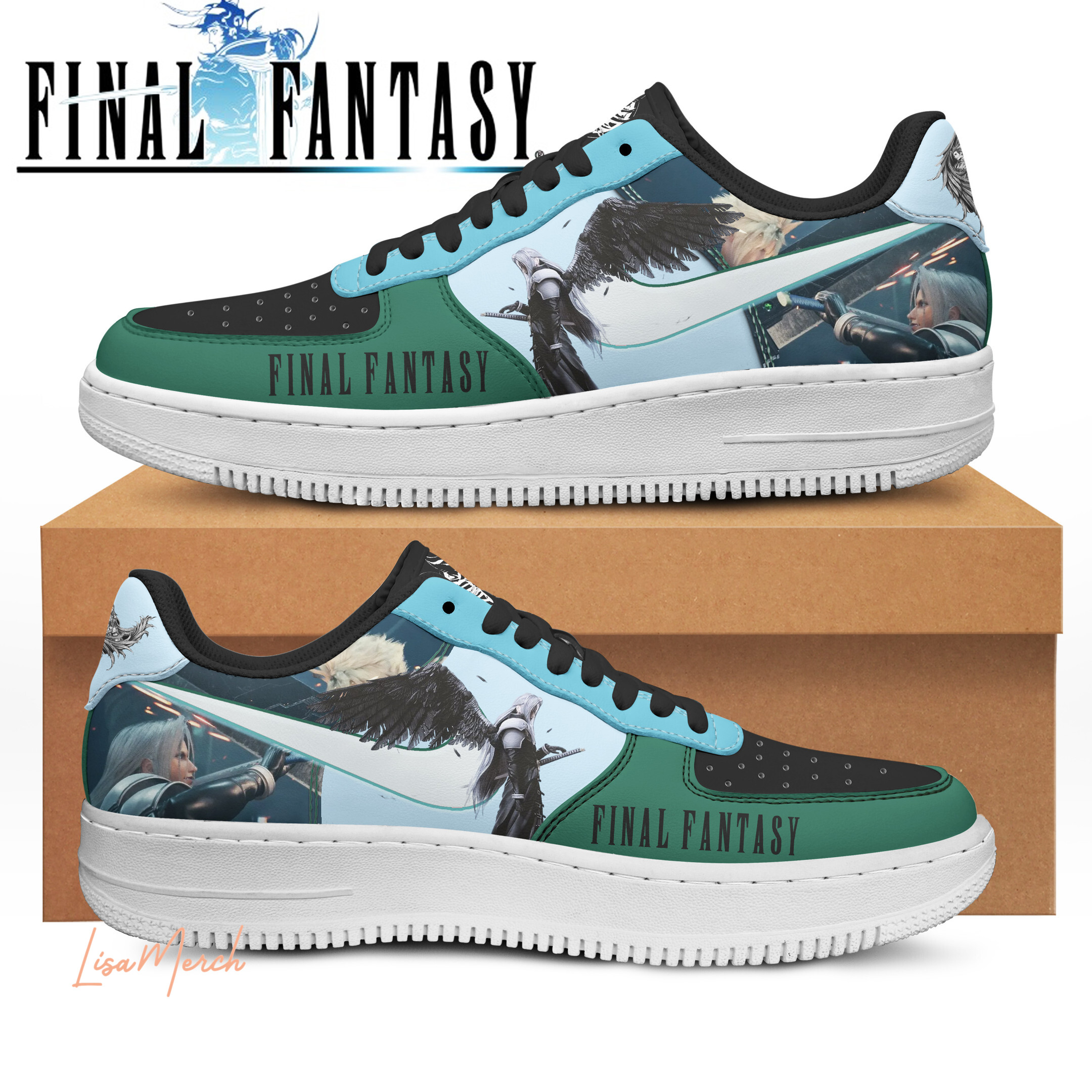JWFancy Final Fantasy Air Low-Top Sneakers Shoes For Men And Women