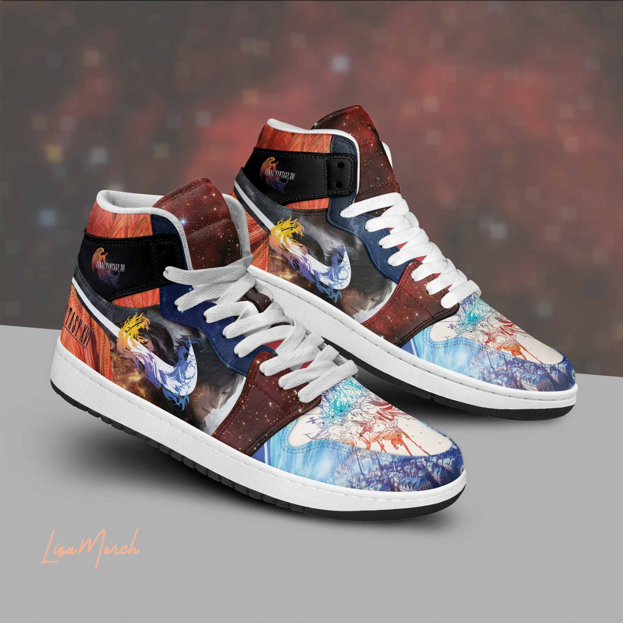 JWFancy Final Fantasy XVI AJ1 High Sneakers Shoes For Men And Women