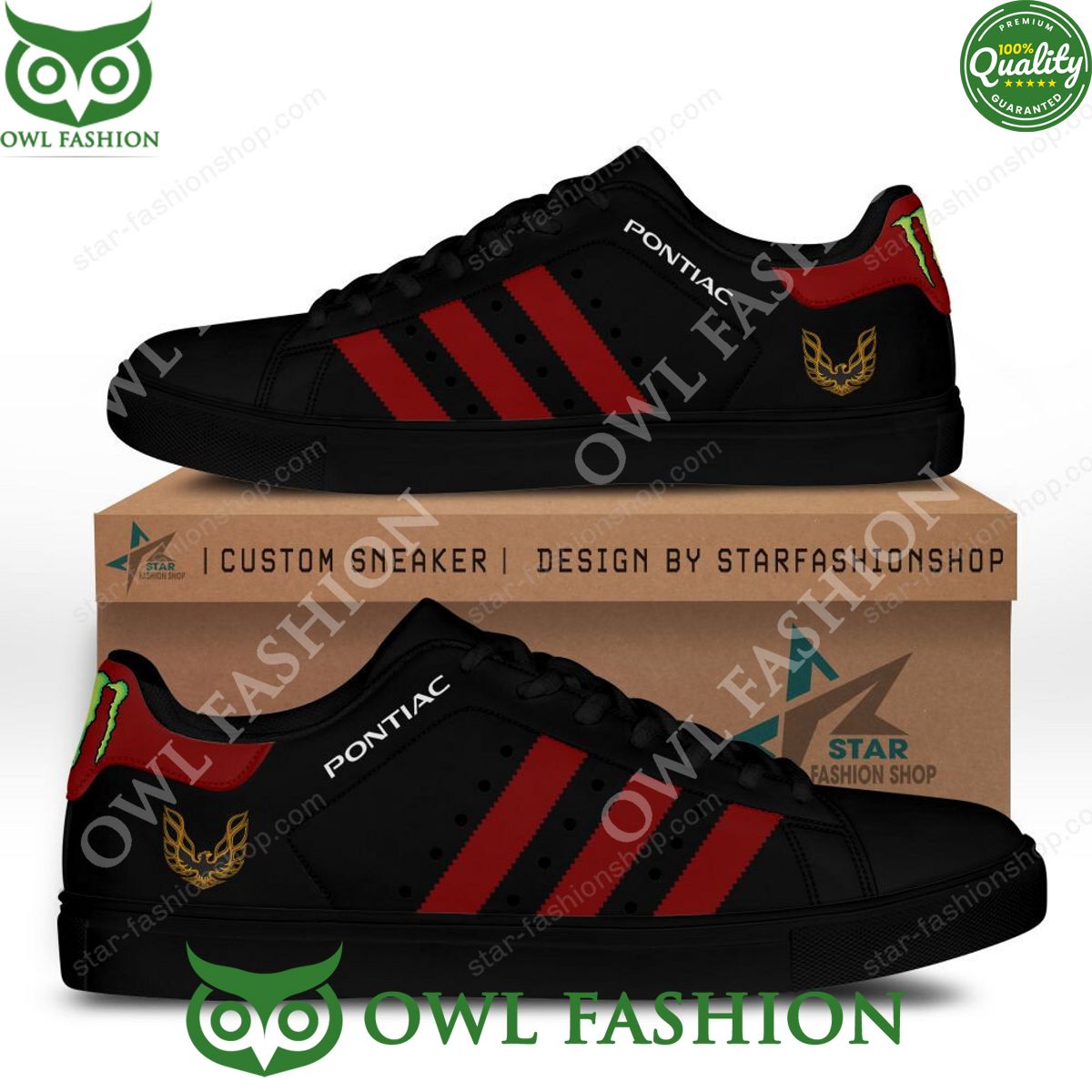 JWFancy Firebird Pontiac Skate Stan Shoes Sneakes For Men And Women