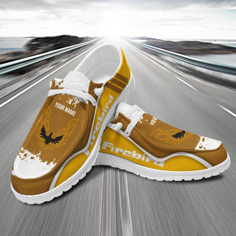 JWFancy Firebird Pontiacs Hey Dude Shoes Wally Men's Lace Up Loafers Comfortable For Men And Women