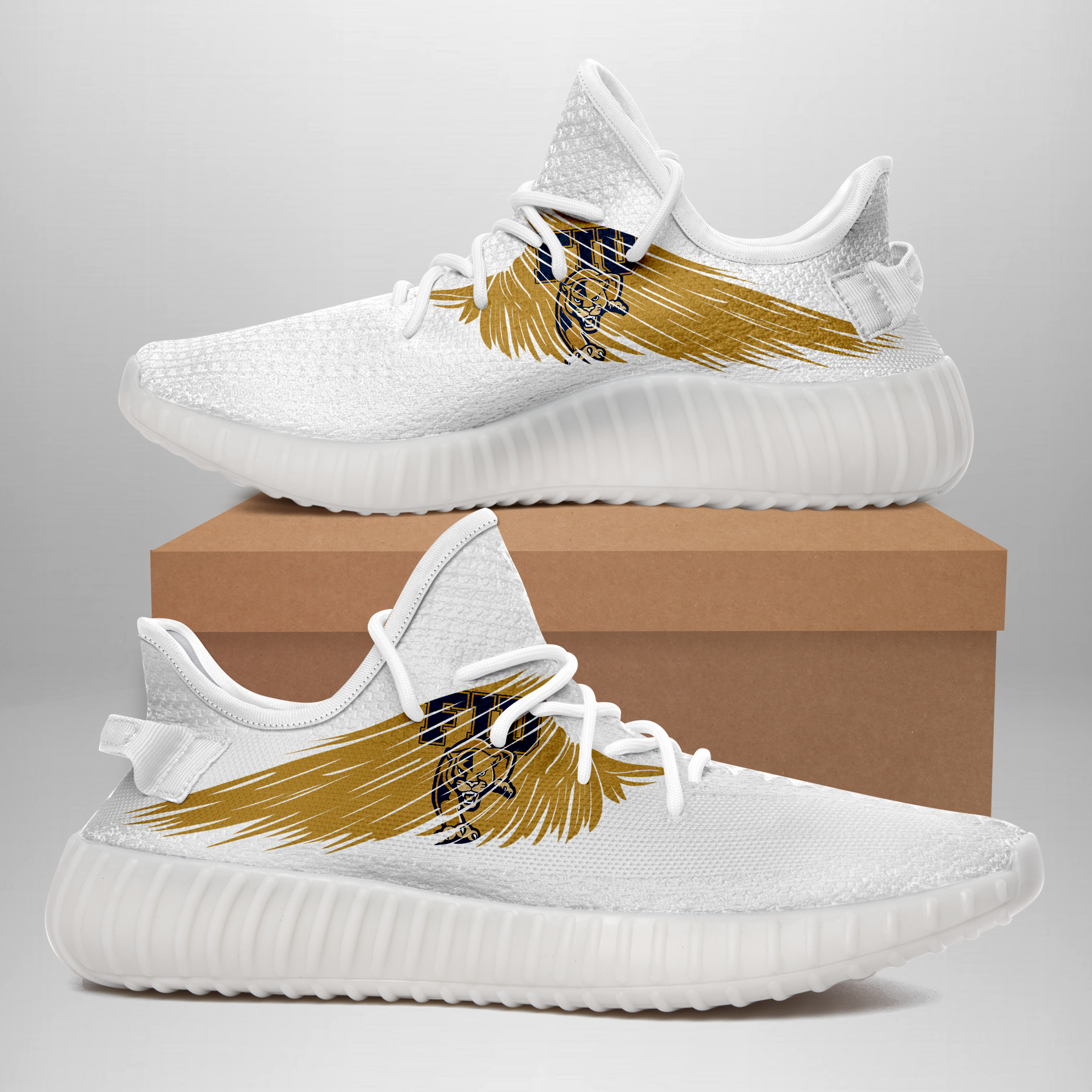 JWFancy FIU Panthers Yeezy Boost Shoes For Men And Women