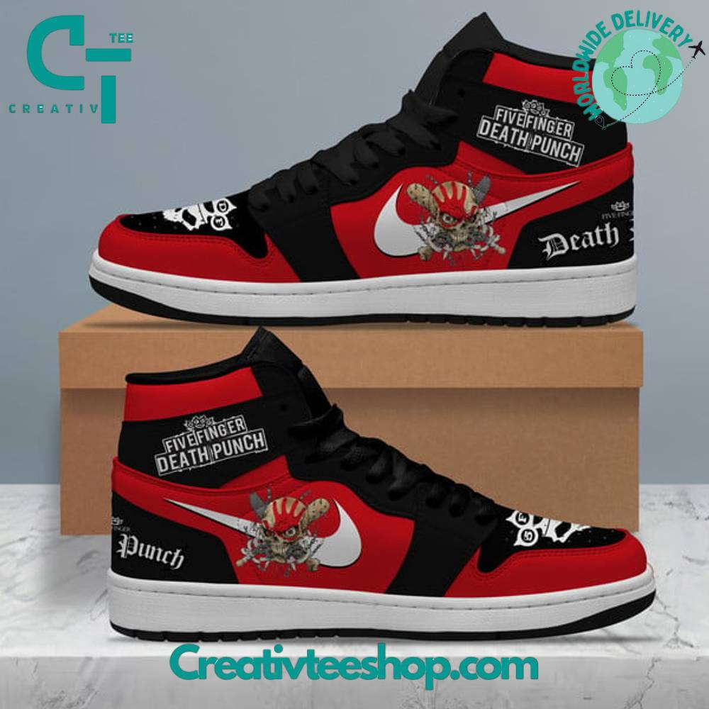 JWFancy Five Finger Death Punch AJ1 High Sneakers Shoes For Men And Women