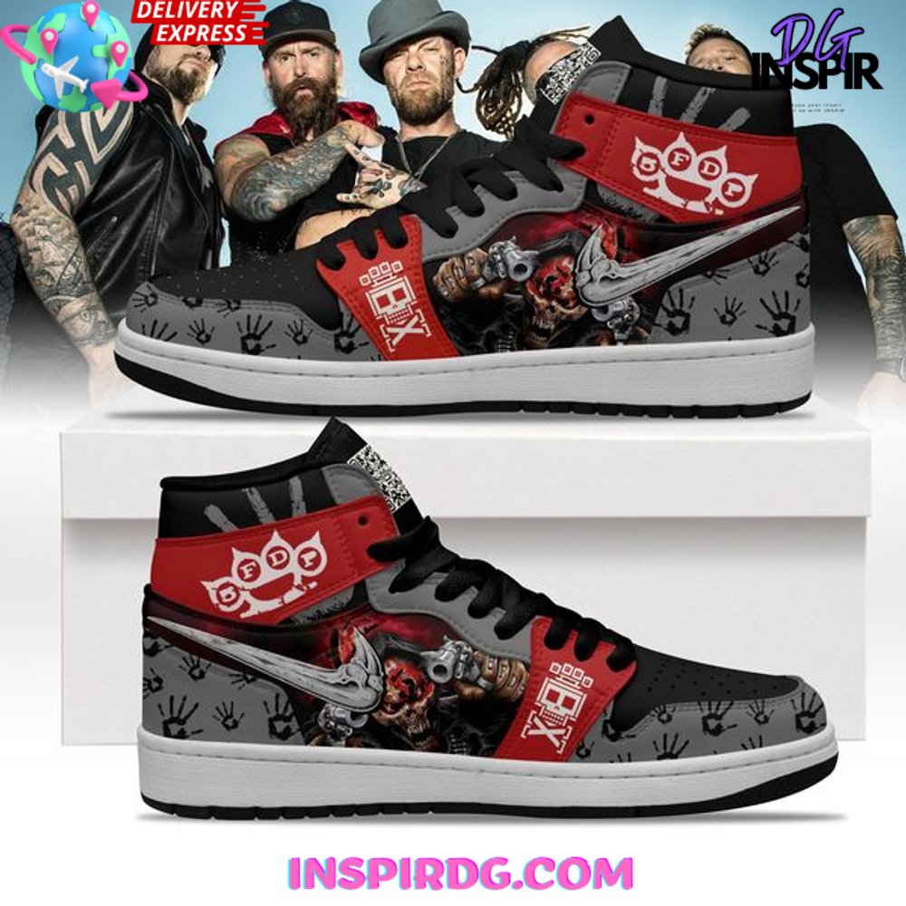 JWFancy Five Finger Death Punch AJ1 High Sneakers Shoes For Men And Women