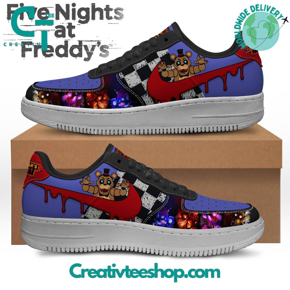 JWFancy Five Night At Freddy Air Low-Top Sneakers Shoes For Men And Women