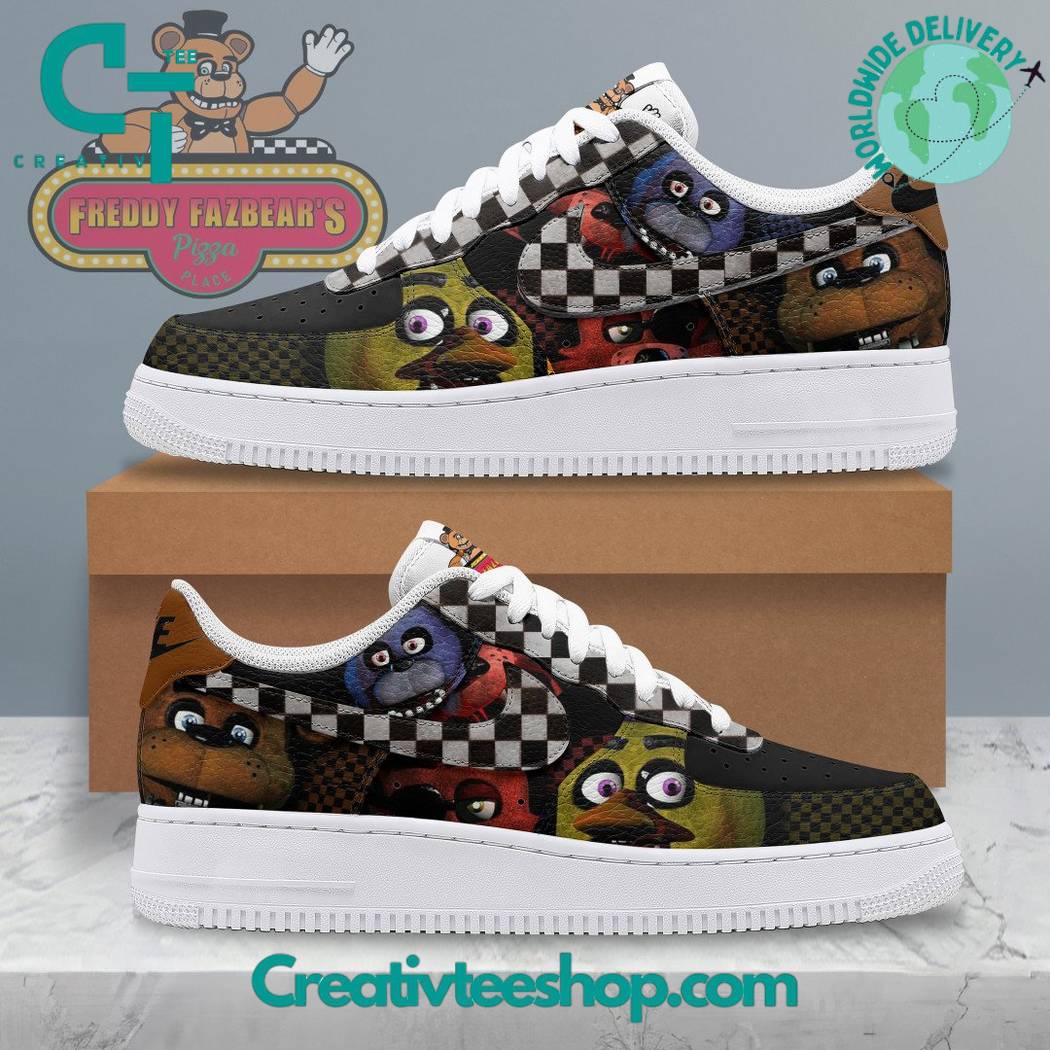 JWFancy Five Nights At Freddy Air Low-Top Sneakers Shoes For Men And Women