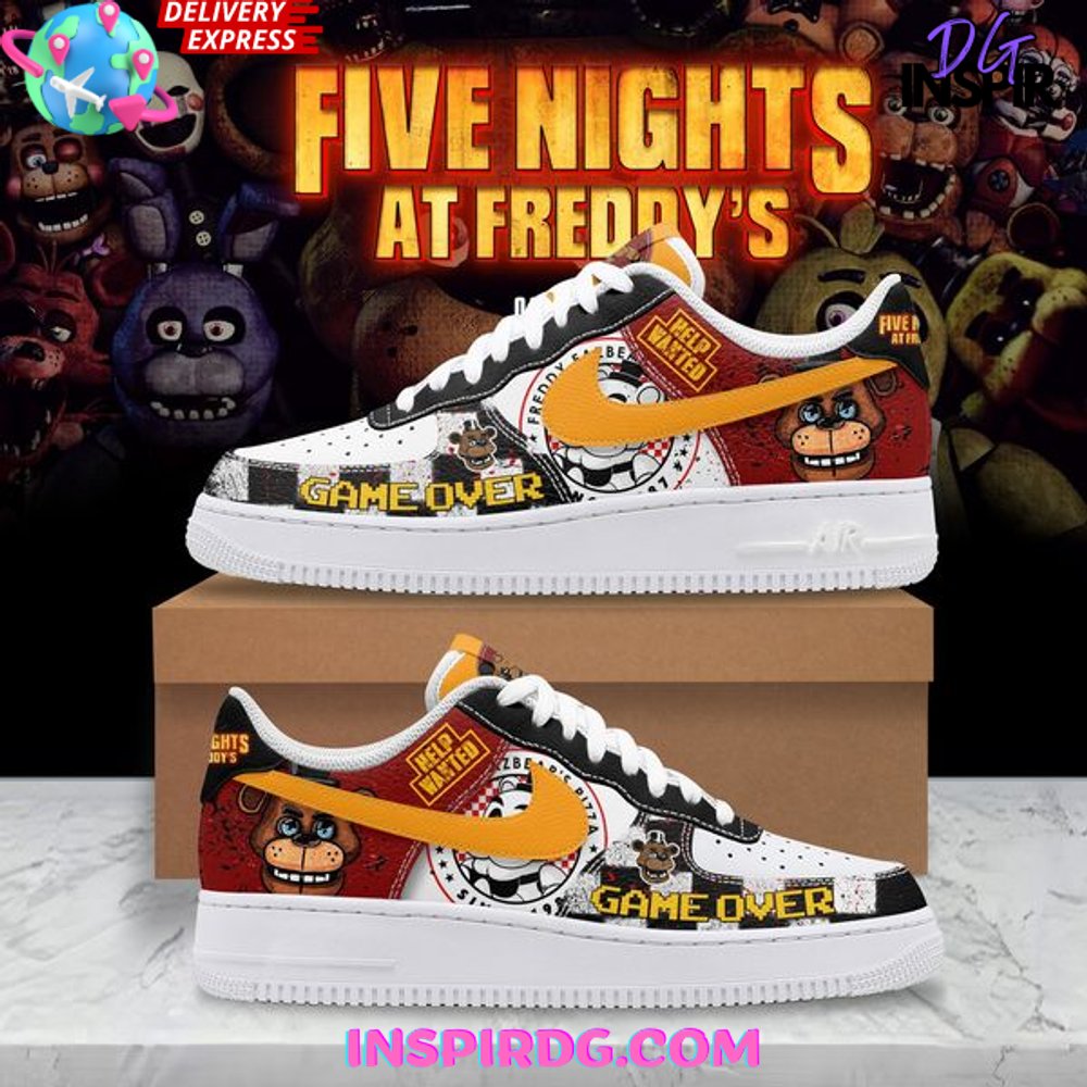 JWFancy Five Nights at Freddy’s Air Low-Top Sneakers Shoes For Men And Women