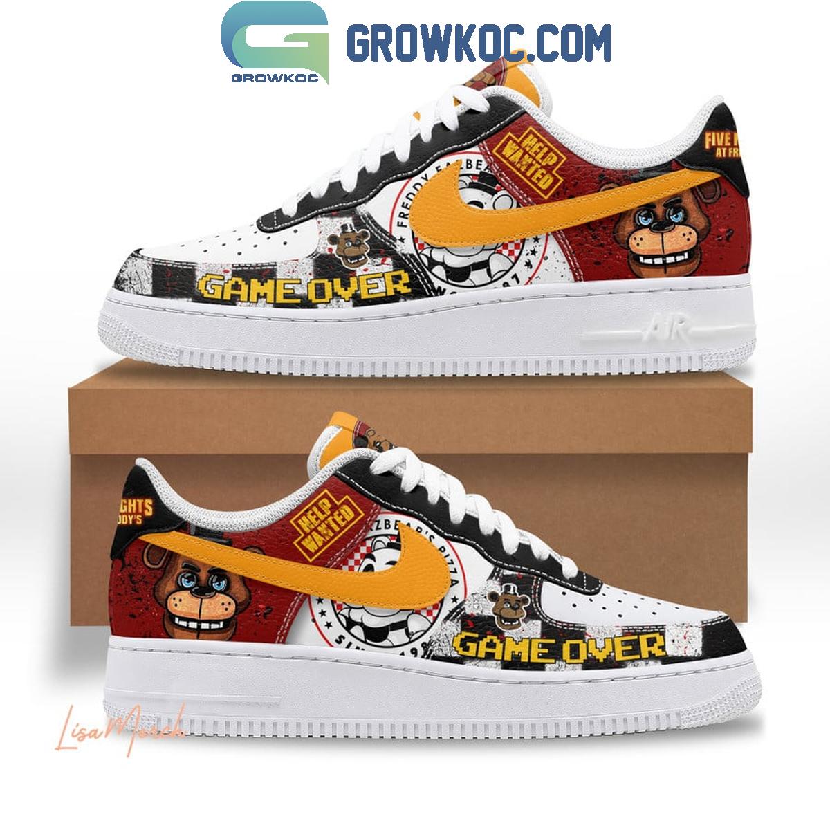 JWFancy Five Nights at Freddy's Air Low-Top Sneakers Shoes For Men And Women