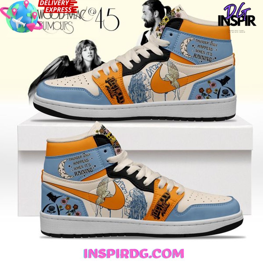 JWFancy Fleetwood Mac AJ1 High Sneakers Shoes For Men And Women