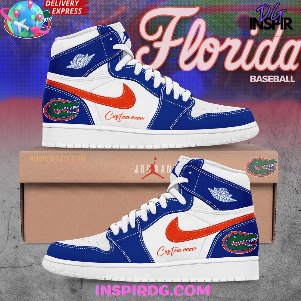 JWFancy Florida Gators AJ1 High Sneakers Shoes For Men And Women