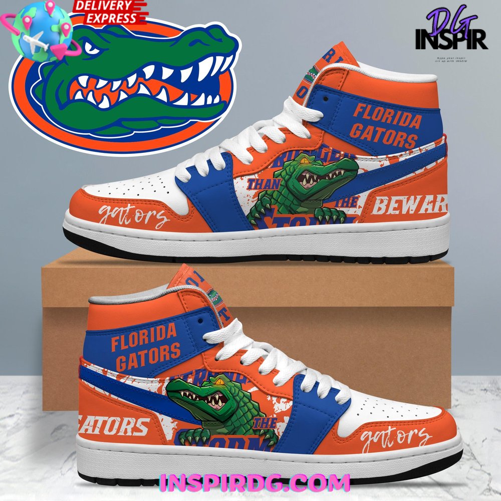 JWFancy Florida Gators AJ1 High Sneakers Shoes For Men And Women