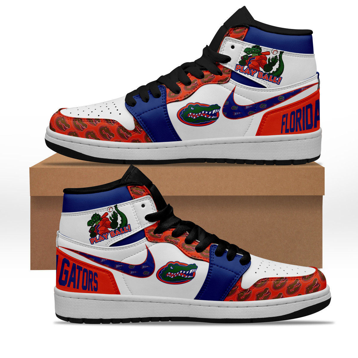 JWFancy Florida Gators AJ1 High Sneakers Shoes For Men And Women