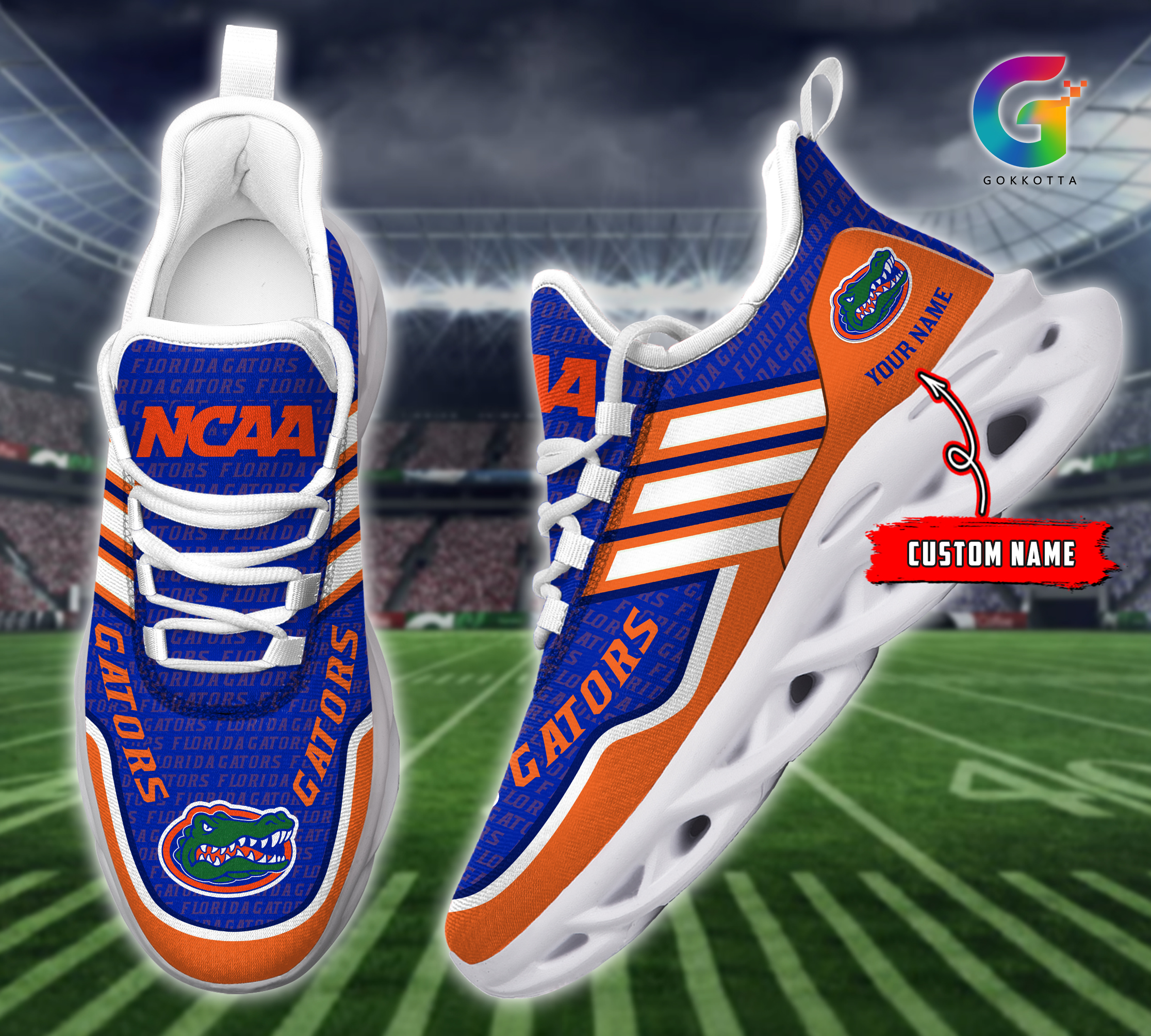 JWFancy Florida Gators NCAA Max Soul Shoes Sneakers For Men And Women