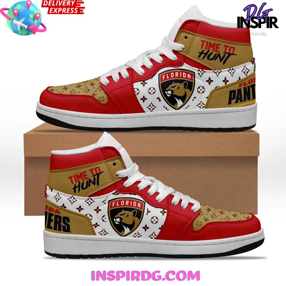 JWFancy Florida Panthers AJ1 High Sneakers Shoes For Men And Women