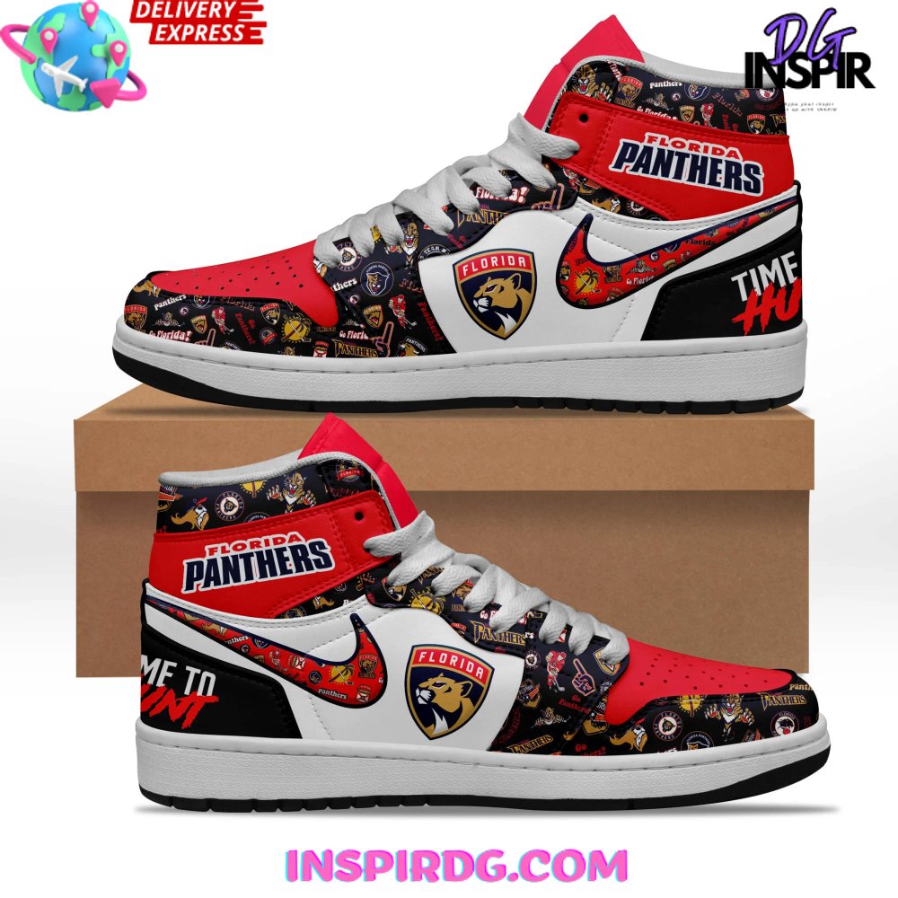 JWFancy Florida Panthers AJ1 High Sneakers Shoes For Men And Women