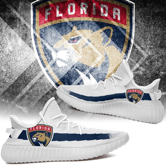 JWFancy Florida Panthers Yeezy Boost Shoes For Men And Women