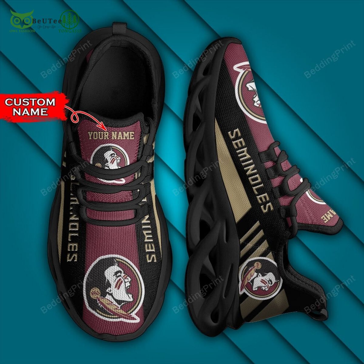 JWFancy Florida State Seminoles Max Soul Shoes Sneakers For Men And Women
