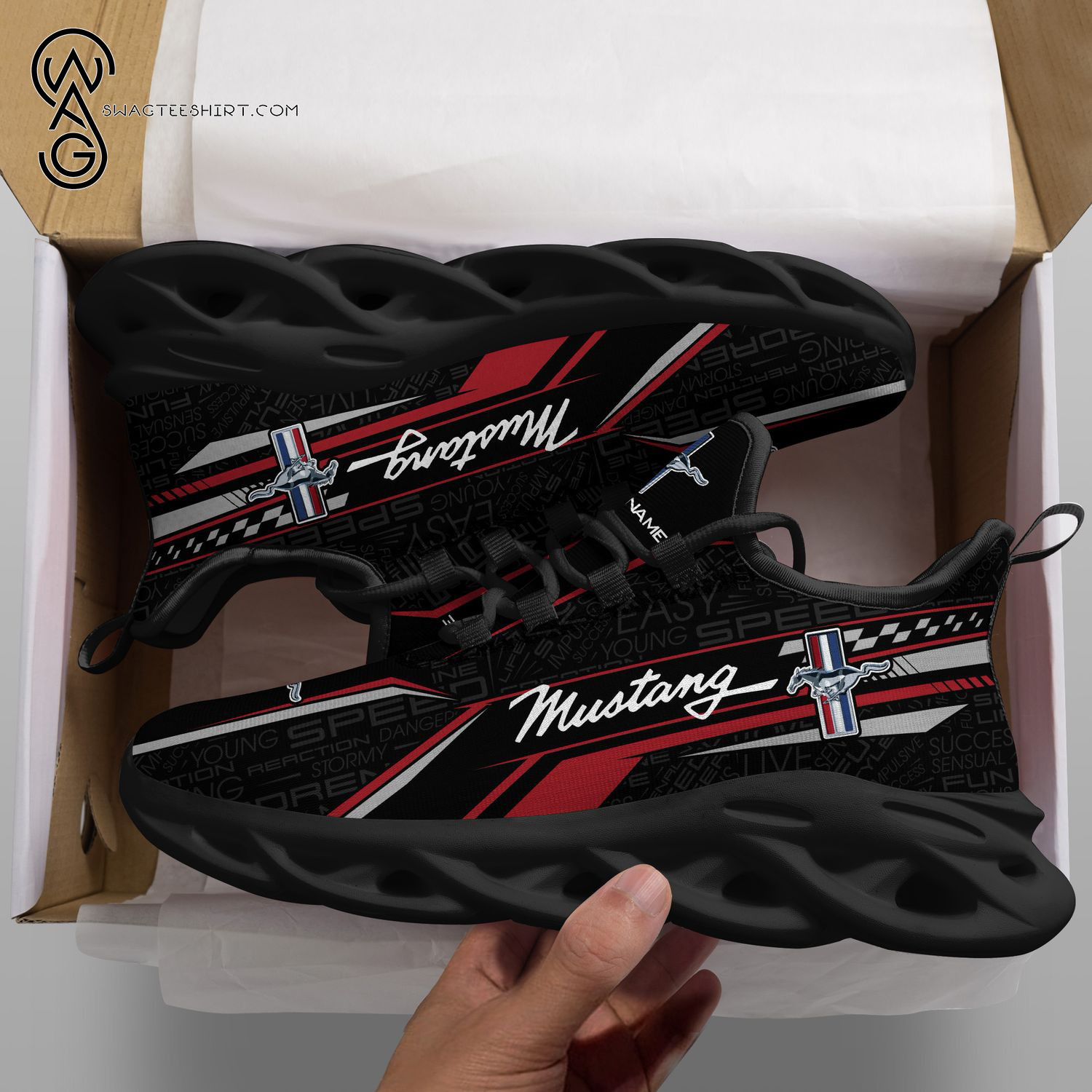 JWFancy Ford Mustang Max Soul Shoes Sneakers For Men And Women
