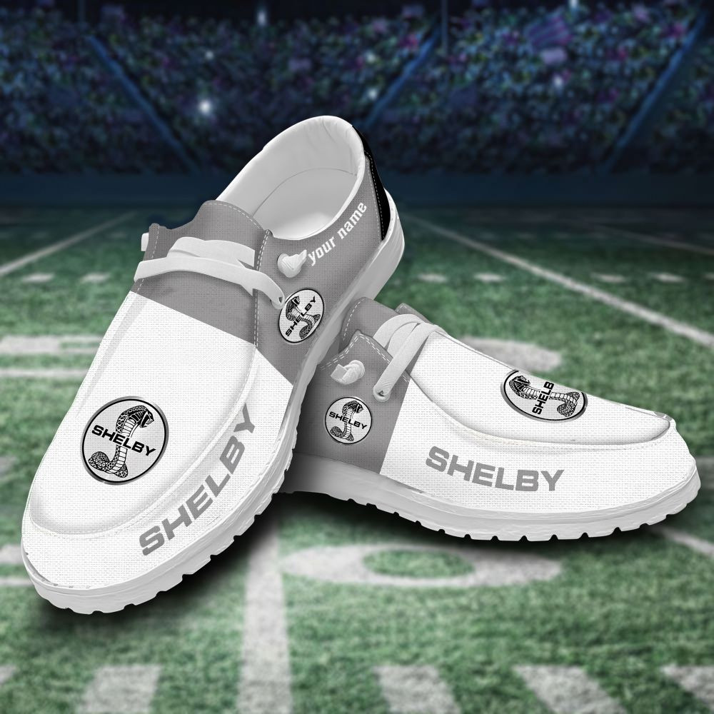 JWFancy Ford Shelby Hey Dude Shoes Wally Men's Lace Up Loafers Comfortable For Men And Women