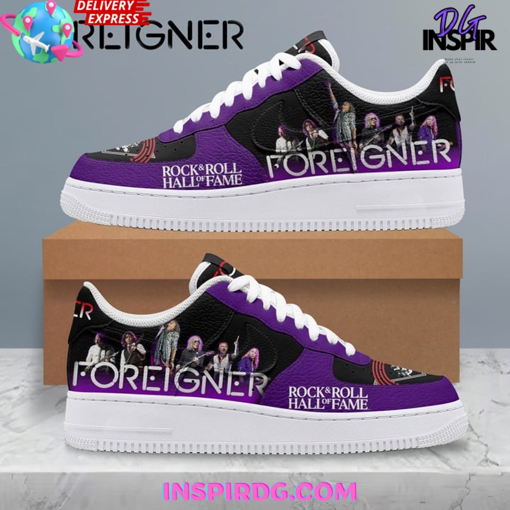 JWFancy Foreigner Rock & Roll Hall of Fame Air Low-Top Sneakers Shoes For Men And Women