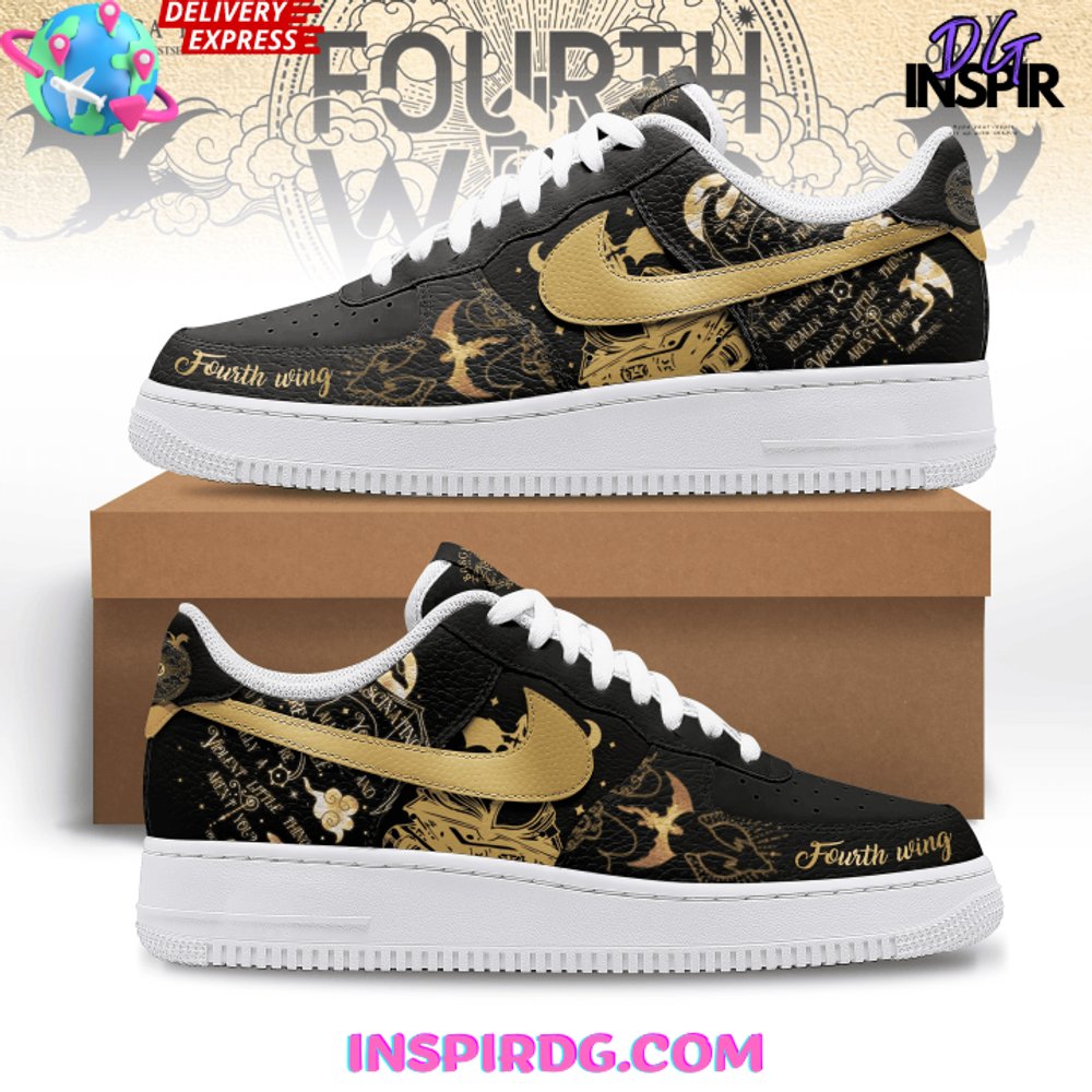 JWFancy Fourth Wing Dragon Air Low-Top Sneakers Shoes For Men And Women