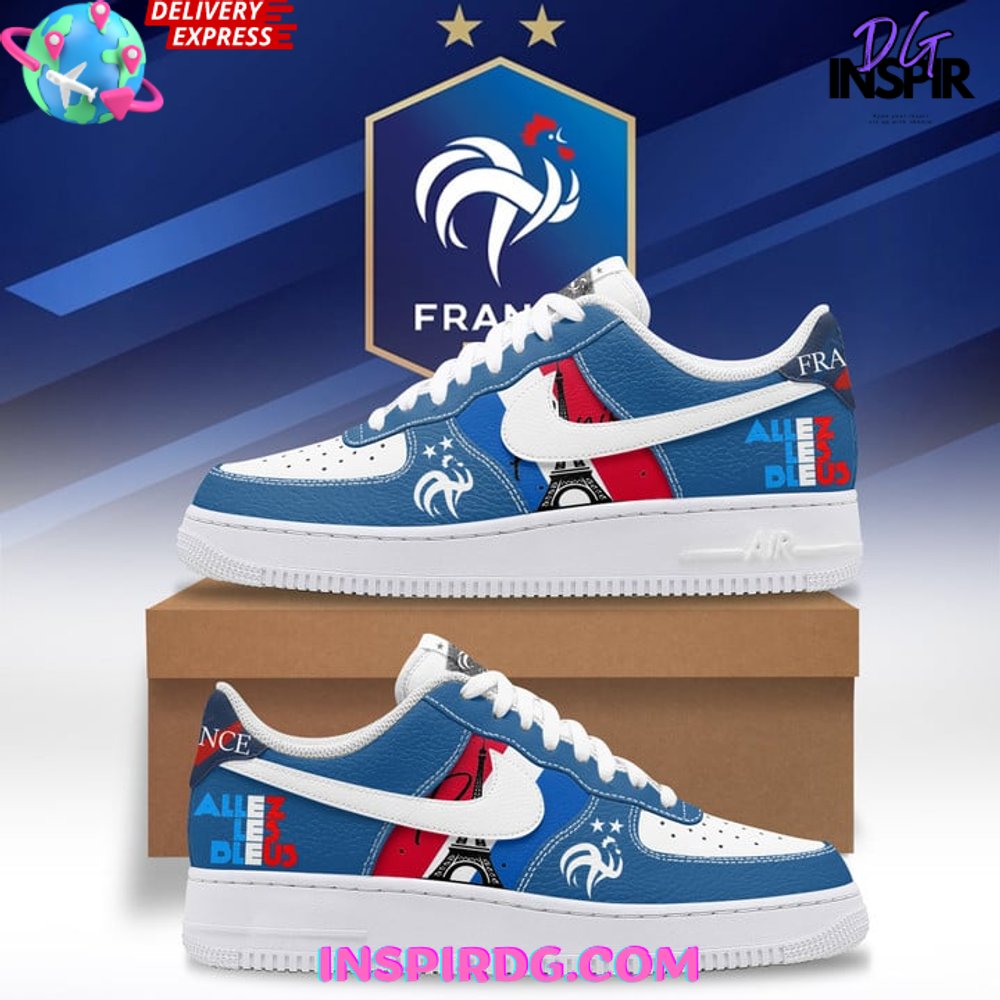 JWFancy France Allez Les Bleus Euro Air Low-Top Sneakers Shoes For Men And Women