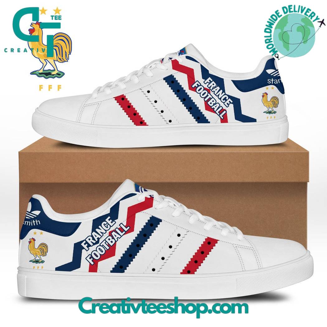 JWFancy France Football Skate Stan Shoes Sneakes For Men And Women