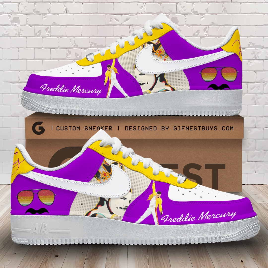 JWFancy Freddie Mercury Air Low-Top Sneakers Shoes For Men And Women