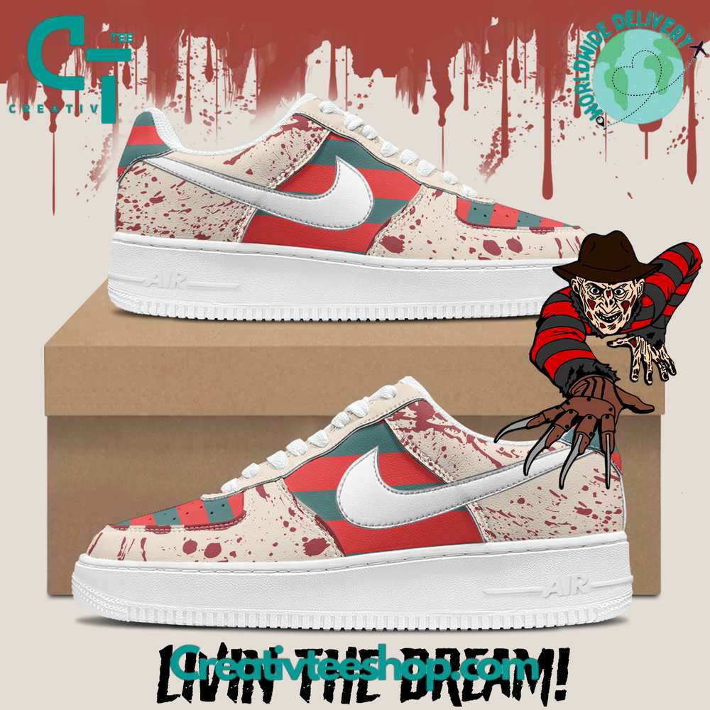 JWFancy Freddy Krueger Air Low-Top Sneakers Shoes For Men And Women