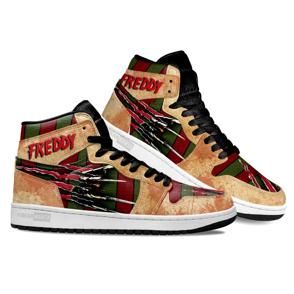 JWFancy Freddy Krueger AJ1 High Sneakers Shoes For Men And Women