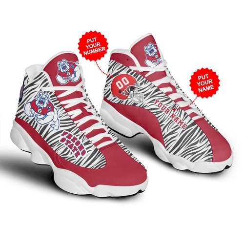 JWFancy Fresno State Bulldogs AJ13 Sneakers Shoes For Men And Women