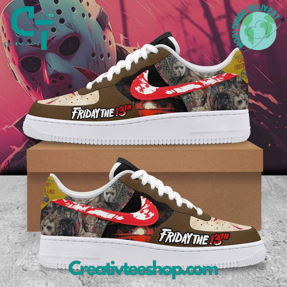 JWFancy Friday The 13th Air Low-Top Sneakers Shoes For Men And Women